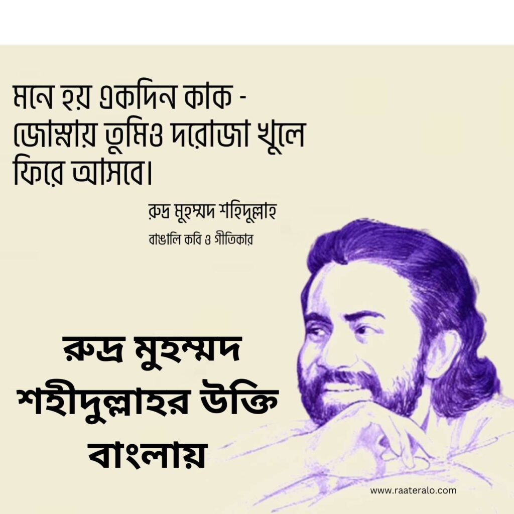 Quotes by Rudra Muhammad Shahidullah in Bengali