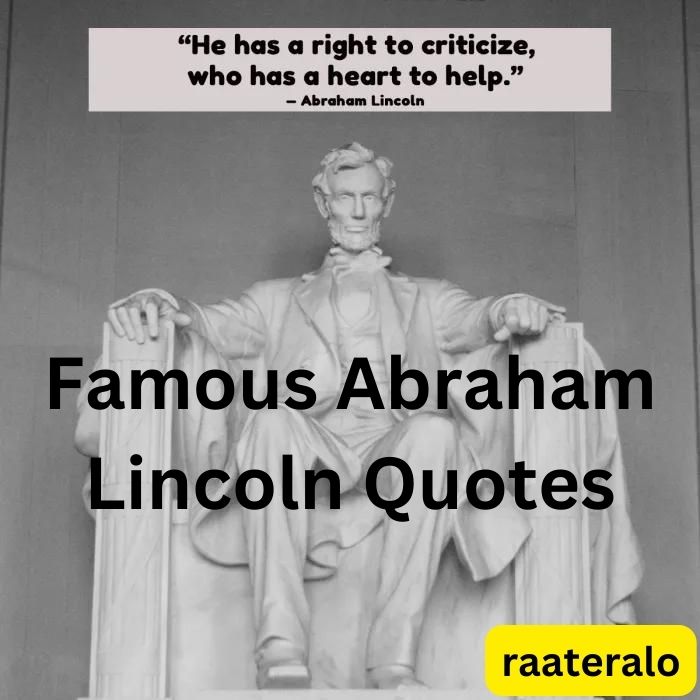 100+ Famous Abraham Lincoln Quotes l The Voice of a Leader: Abraham ...