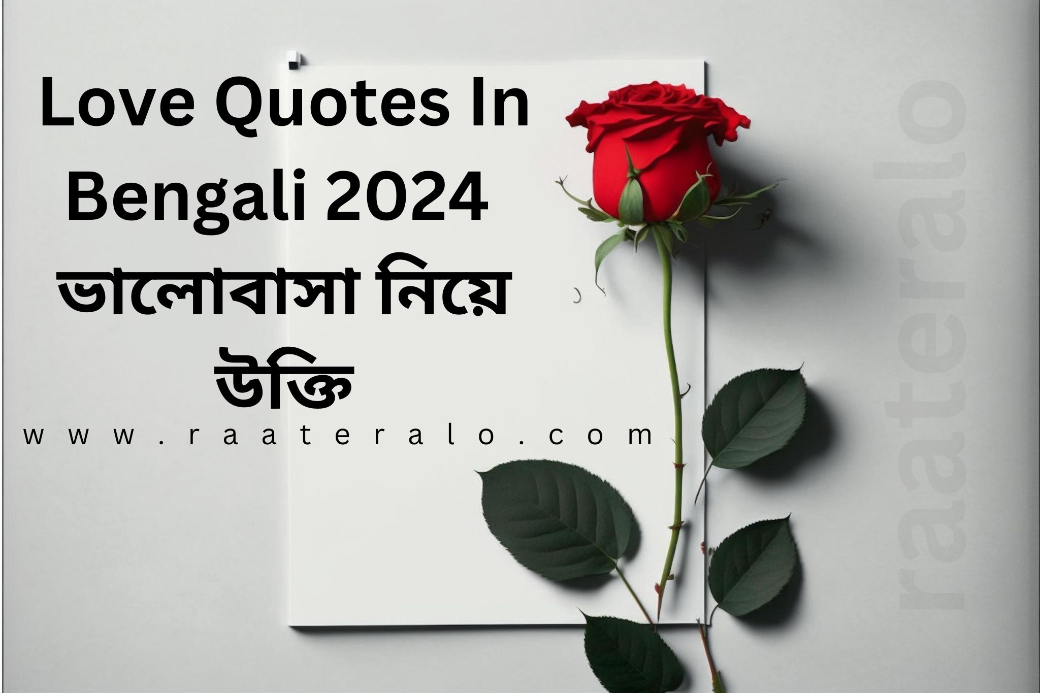 Love Quotes In Bengali 2024 l ভালোবাসা নিয়ে উক্তি