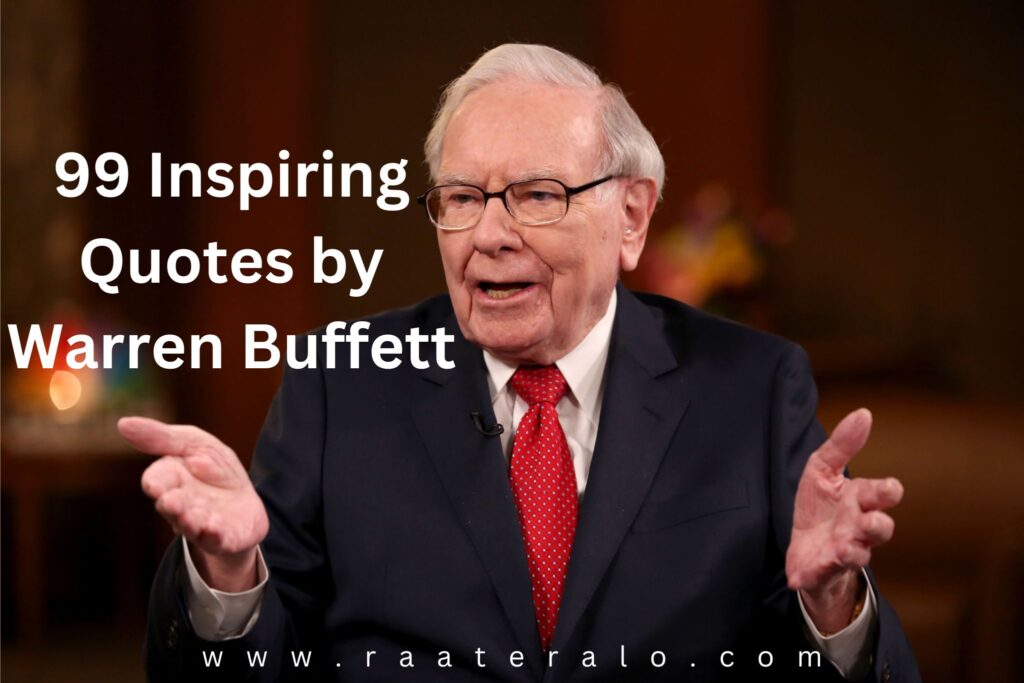 99 Inspiring Quotes by Warren Buffett