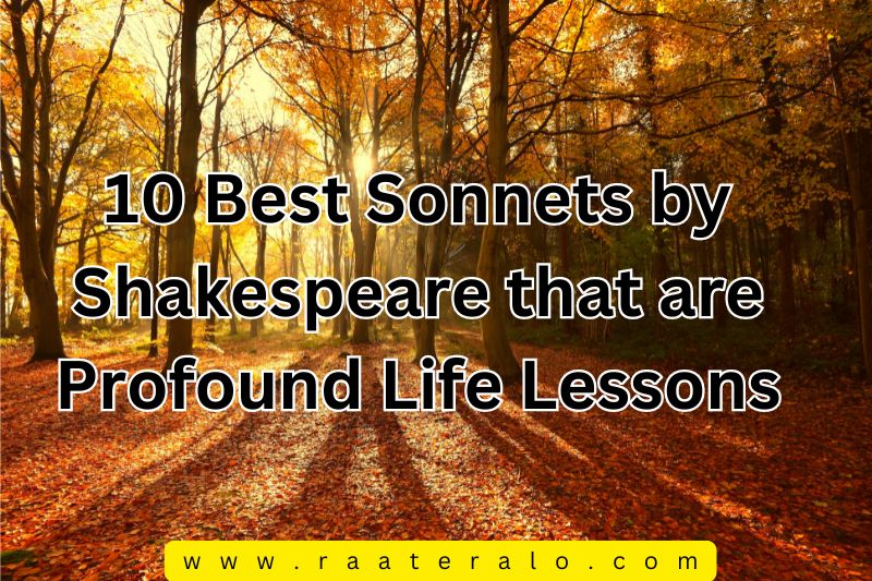 10 Best Sonnets by Shakespeare that are Profound Life Lessons