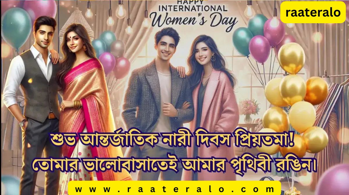 Romantic Women's Day Wishes in Bengali – Heartfelt Quotes & Messages for Your Love