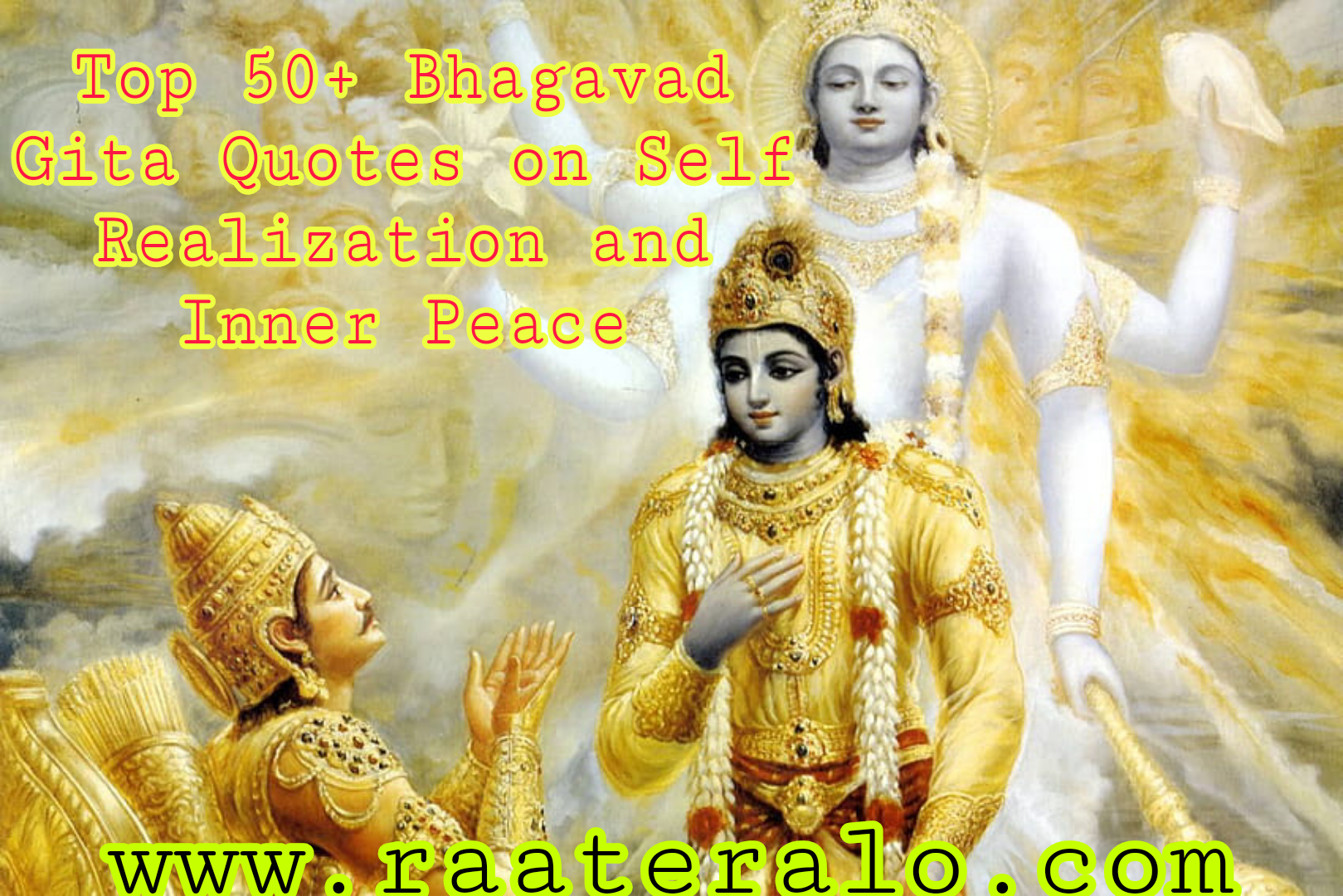 Top 50+ Bhagavad Gita Quotes on Self Realization and Inner Peace