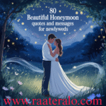 80 Beautiful Honeymoon Quotes and Messages for Newlyweds