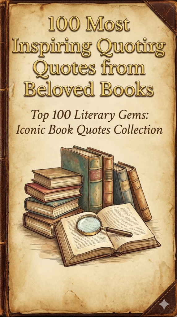 100 Most Inspiring Quotes from Beloved Books