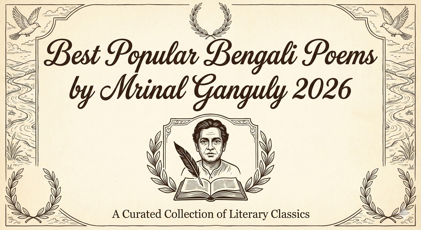 Best Popular Bengali Poems by Mrinal Ganguly 2026 by www.raateralo.com