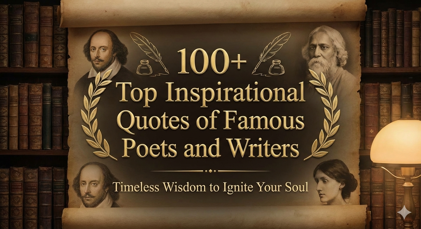 Top Inspirational Quotes of Famous Poets and Writers