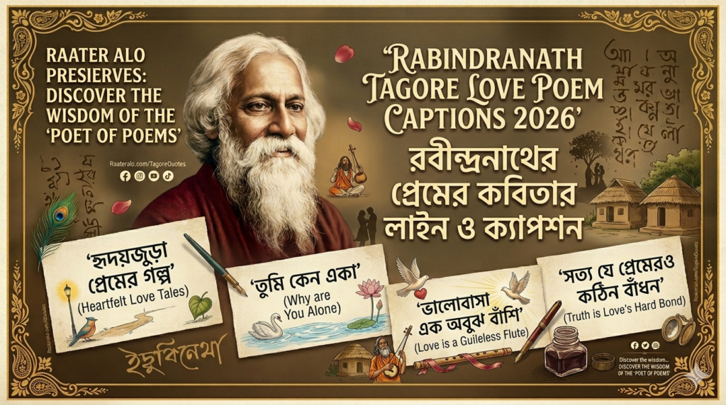 Rabindranath Tagore Love Poem Captions 2026
